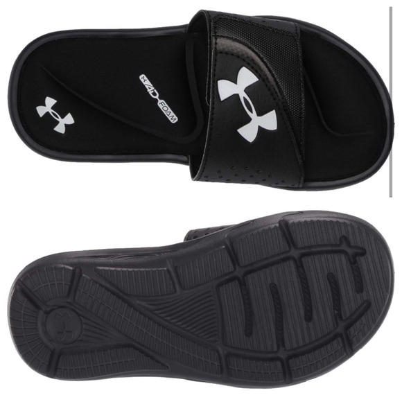 NWOT UNDER ARMOUR Cushioned Slides Sz: Mens (7) Women’s (8) - Picture 8 of 14